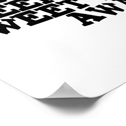 Cupcake A Day Sweet Tooth Away Poster (Hoek)