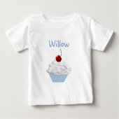 Cupcake Aangepaste naam Tutu Shirt (Voorkant)