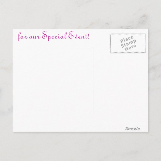 Cupcake Aankondigingskaart (Achterkant)