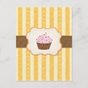  Cupcake Achtergrond Briefkaart