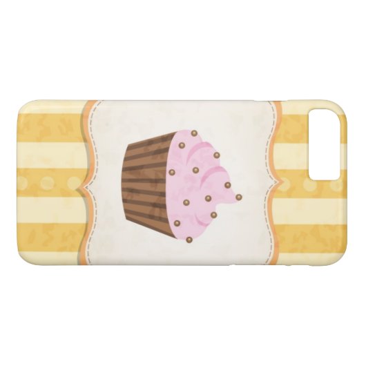 Cupcake Achtergrond Case-Mate iPhone Case (Achterkant (Horizontaal))