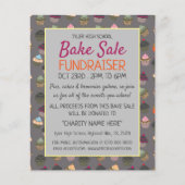 Cupcake Achtergrond, Charity Bake Sale Event Adver Flyer (Voorkant)