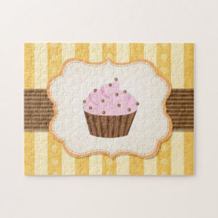  Cupcake Achtergrond Legpuzzel