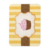  Cupcake Achtergrond Magneet (Verticaal)