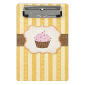  Cupcake Achtergrond Mini Klembord (Voorkant)