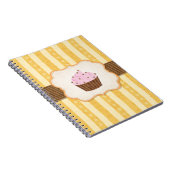  Cupcake Achtergrond Notitieboek (Rechterzijde)