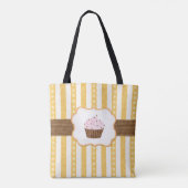  Cupcake Achtergrond Tote Bag (Achterkant)