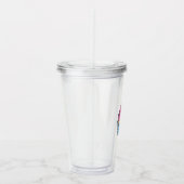 Cupcake - Acryl tumbler Drinkbeker (Rechts)