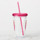 Cupcake Acrylic Tumbler Acryl Drinkbeker (Links)