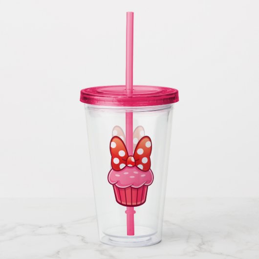 Cupcake Acrylic Tumbler Acryl Drinkbeker (Voorkant)