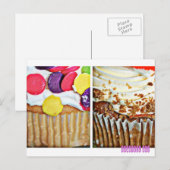 Cupcake Addict Briefkaart (Voorkant / Achterkant)