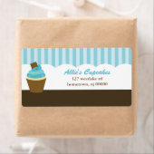 Cupcake-Adresetiketten Etiket (Insitu)