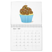 Cupcake-agenda Kalender (Mar 2027)