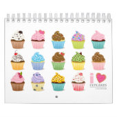Cupcake-agenda Kalender (Hoes)