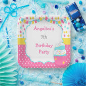 Cupcake and Sprinkles Birthday Party Papieren Bordje (Feest)