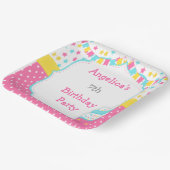 Cupcake and Sprinkles Birthday Party Papieren Bordje (Gebogen)