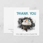 *~ CupCake AP99 Cup Cake BEDANKT (Voorkant / Achterkant)