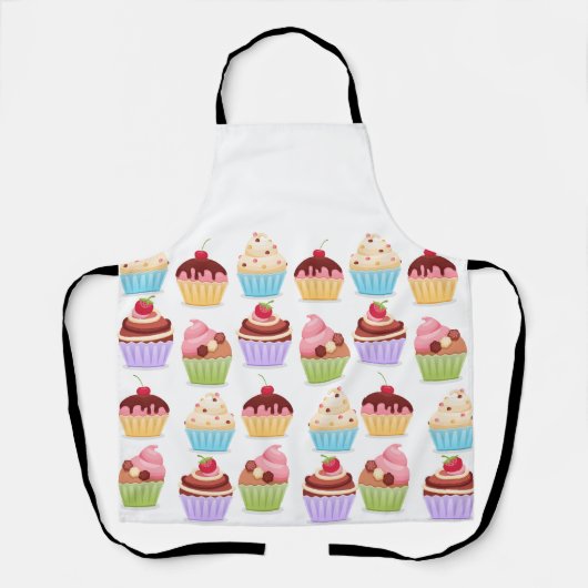 Cupcake Apron Schort (Voorkant)