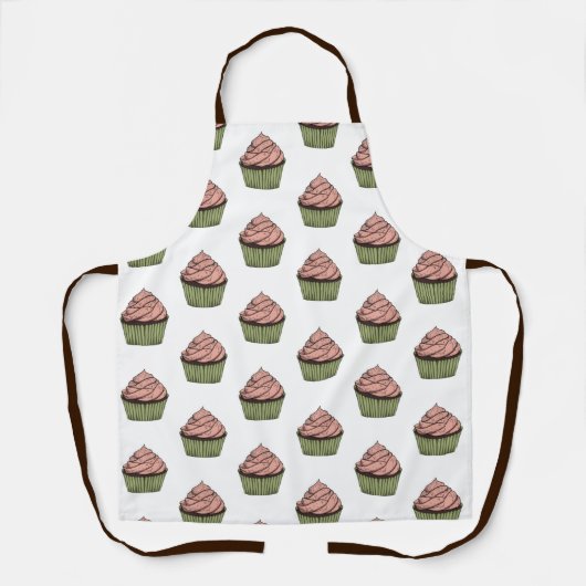 Cupcake Apron Schort (Voorkant)