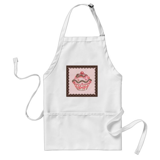 Cupcake Apron Standaard Schort (Voorkant)