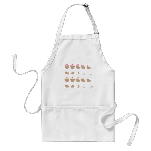 Cupcake Apron Standaard Schort (Voorkant)