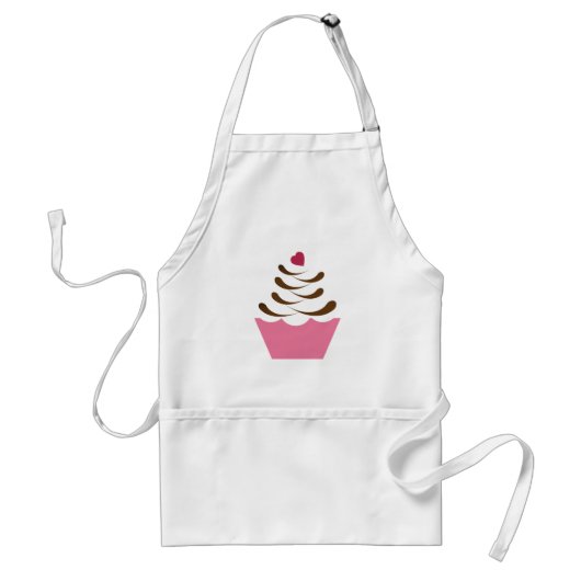 Cupcake Apron Standaard Schort (Voorkant)