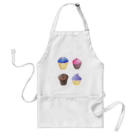 Cupcake Apron Standaard Schort (Voorkant)