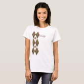Cupcake Argyle T-shirt (Voorkant volledig)