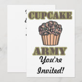 Cupcake Army Kaart (Voorkant / Achterkant)