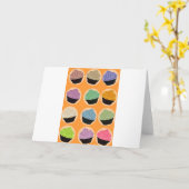 Cupcake-aroma's Kaart (Gele Bloem)
