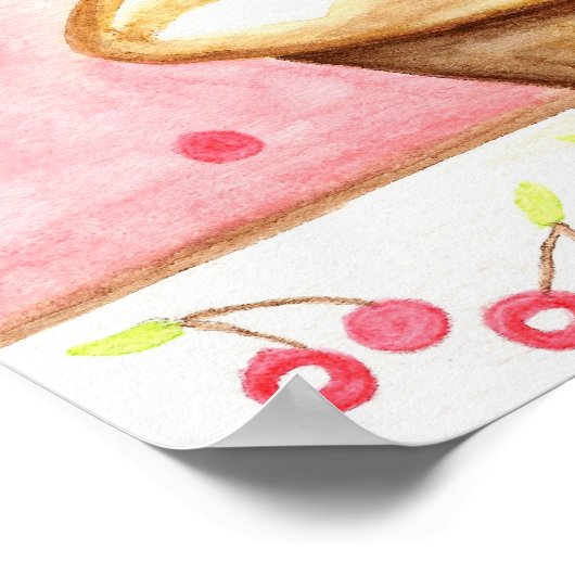 Cupcake Art Poster Print (Hoek)