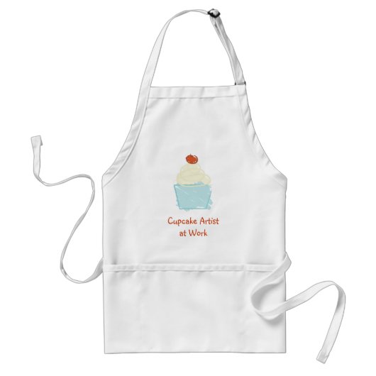 Cupcake Artist Apron Standaard Schort (Voorkant)