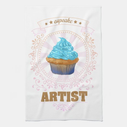 Cupcake Artist Theedoek (Verticaal)