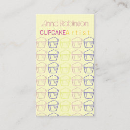 Cupcake Artist Visitekaartje