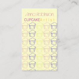 Cupcake Artist Visitekaartje