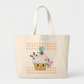 Cupcake Attack! (>_<) Grote Tote Bag (Voorkant)