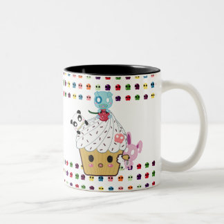 Cupcake Attack! Suikerhuid Tweekleurige Koffiemok