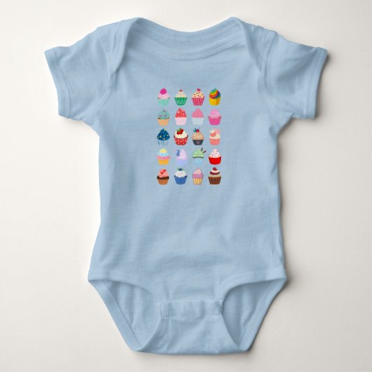Cupcake-Baby Romper (Voorkant)