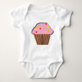 Cupcake-baby Romper (Voorkant)