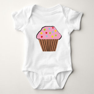 Cupcake-baby Romper