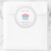 Cupcake Baby shower Sticker (Tas)