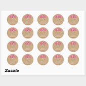 Cupcake Baby Sprinkle Baby shower Sticker (Vel)