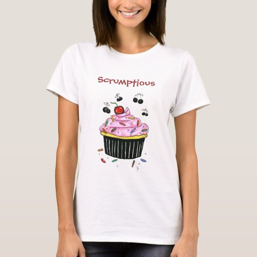 Cupcake Babydoll t-shirt (Voorkant)