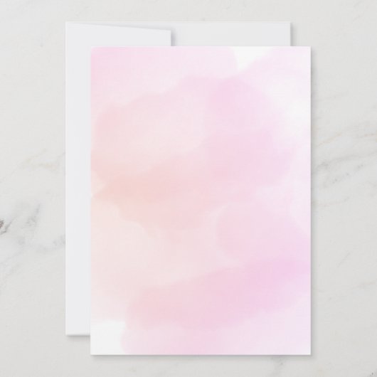 Cupcake Babyfeestje Kaart (Achterkant)