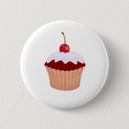 Cupcake Badge Ronde Button 5,7 Cm (Voorkant)