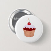 Cupcake Badge Ronde Button 5,7 Cm (Voorkant /achterkant)