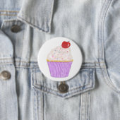 cupcake badge ronde button 7,6 cm (In situ)