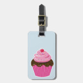 Cupcake Bagagelabel (Voorkant verticaal)