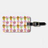 Cupcake Bagagelabel (Voorkant horizontaal)