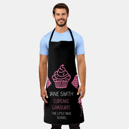 Cupcake bakcursus schort (Gedragen)